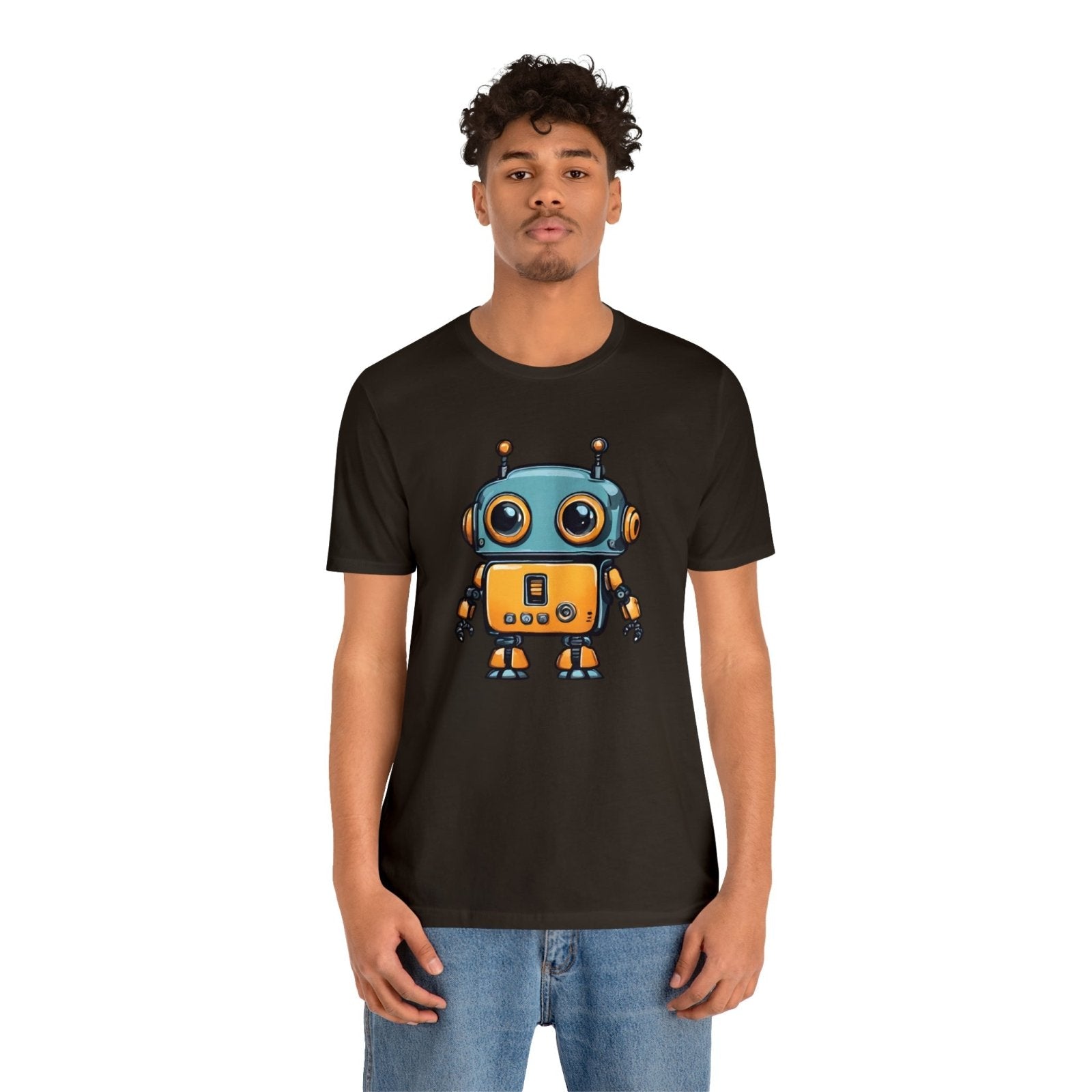 Robo-Charm Unisex Short Sleeve Tee - Subtle Blue M