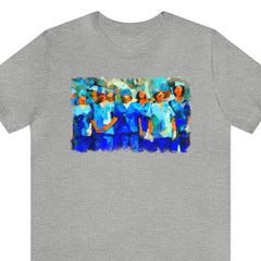 United Nurses 1 Unisex T-Shirt - Subtle Blue M